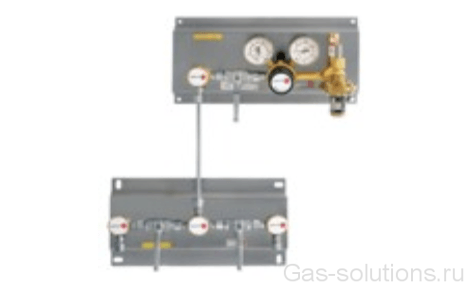 Газовая рампа Spectron серия BT2000 AC для ацетилена (1,5 бар), двуплечевая