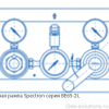 Газовая рампа Spectron серия BE65-2L_чертеж
