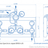 Газовая рампа Spectron серия BM55-2A_чертеж