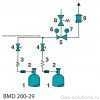 Газовая рампа GCE DRUVA серия BMD 200-29_схема