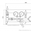 Газовая рампа Linde HiQ REDLINE серия A 208_чертеж