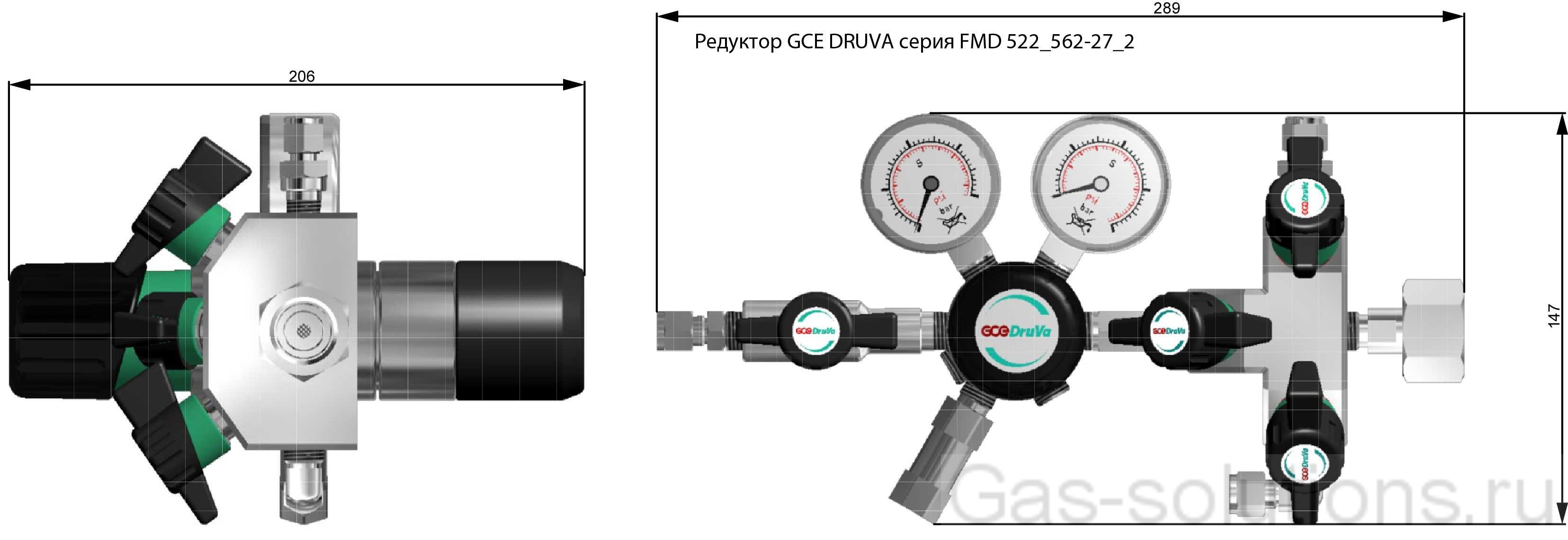 Редуктор GCE DRUVA серия FMD 522_562-27_2