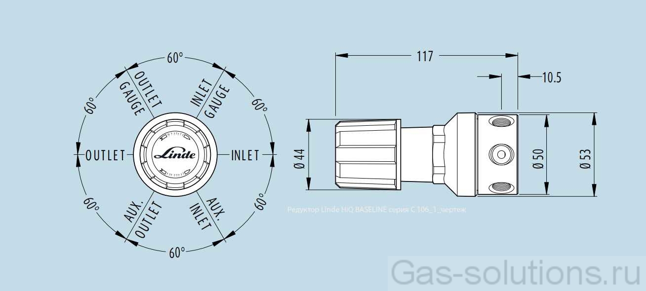 Редуктор Linde HiQ BASELINE серия С 106_1_чертеж