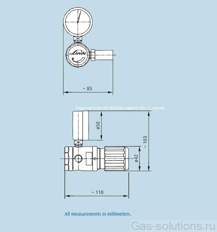 Редуктор Linde HiQ REDLINE серия R 12hv_1_чертеж