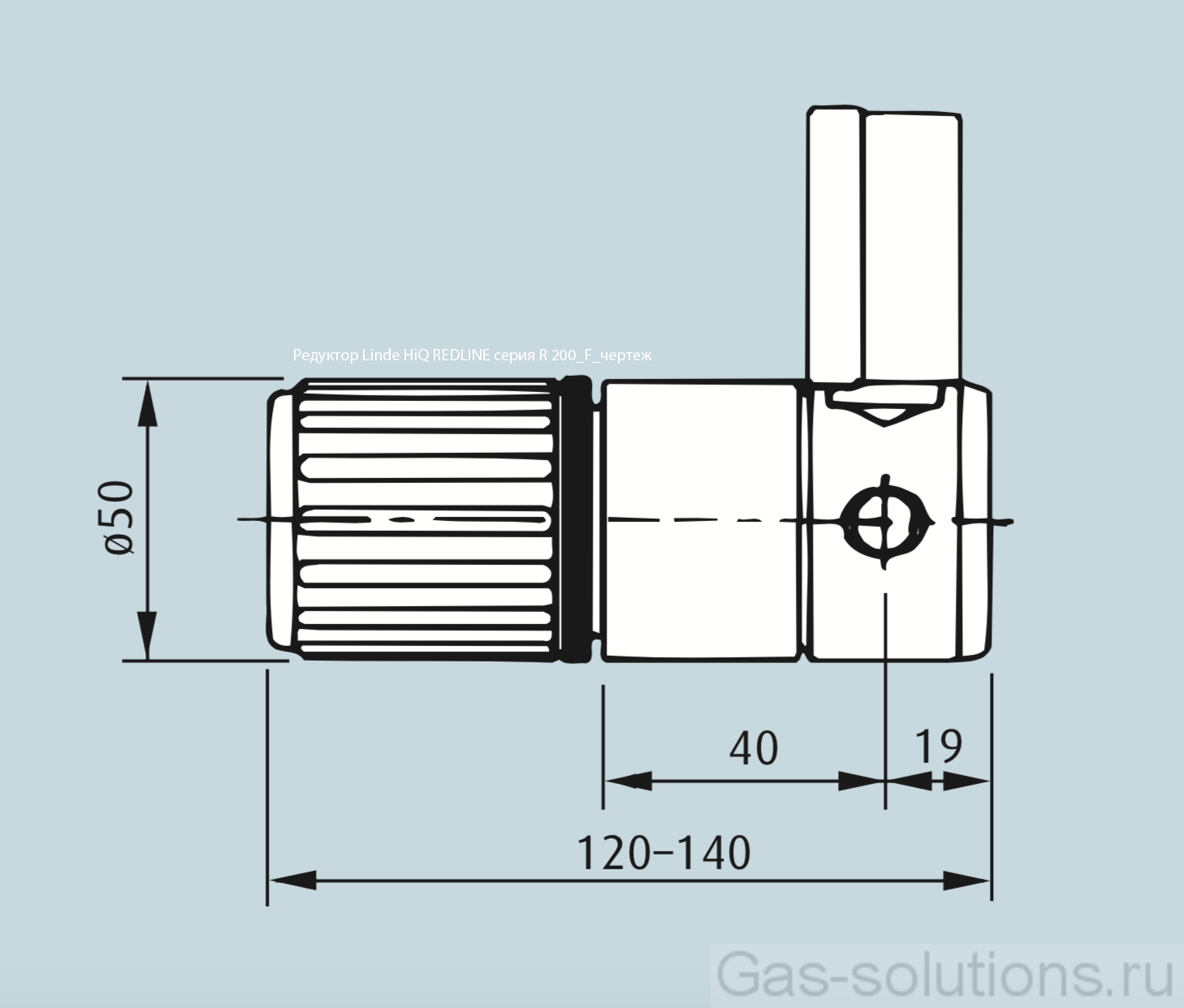 Редуктор Linde HiQ REDLINE серия R 200_F_чертеж