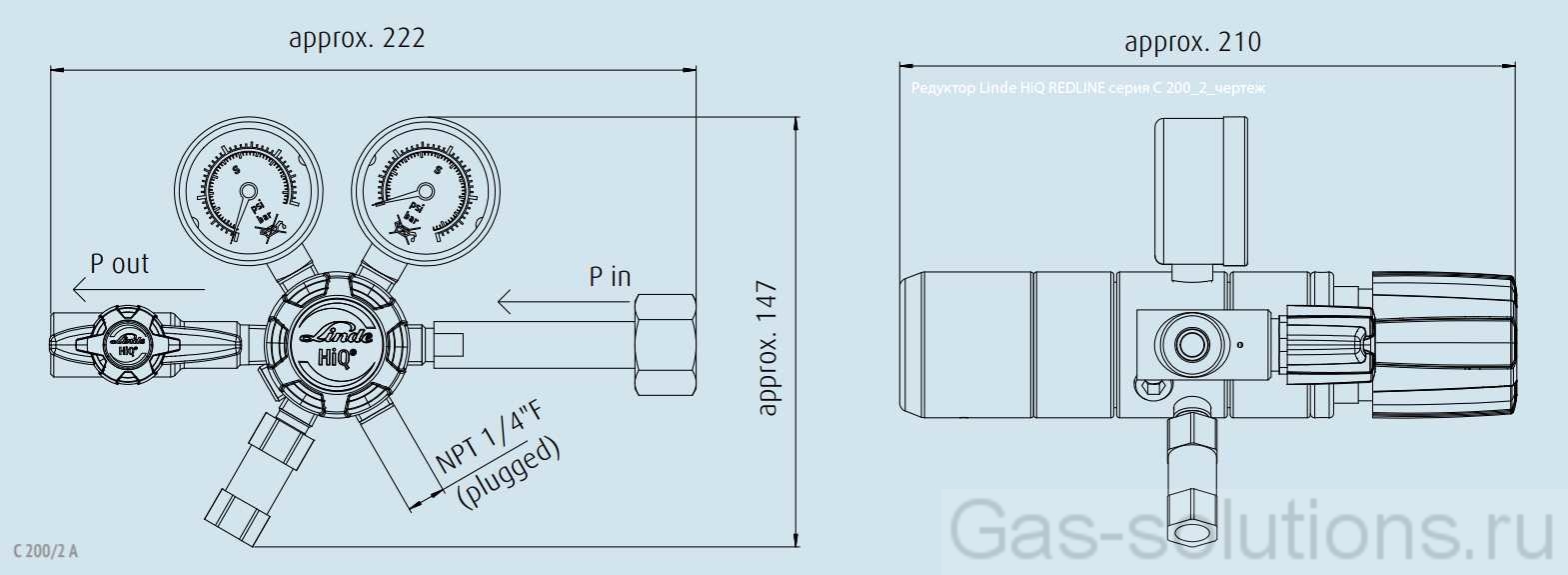 Редуктор Linde HiQ REDLINE серия С 200_2_чертеж 