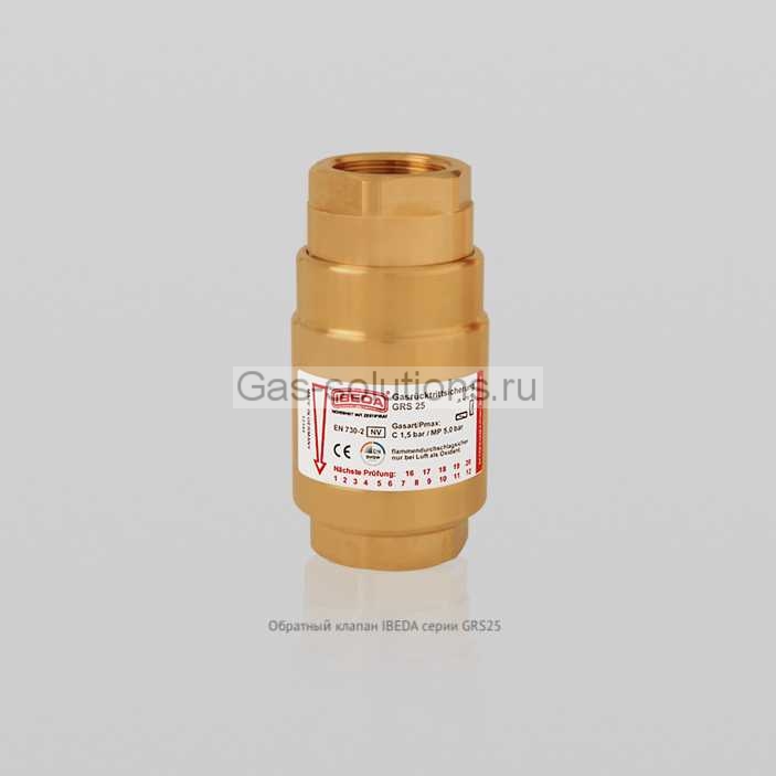 Обратный клапан IBEDA серии GRS25