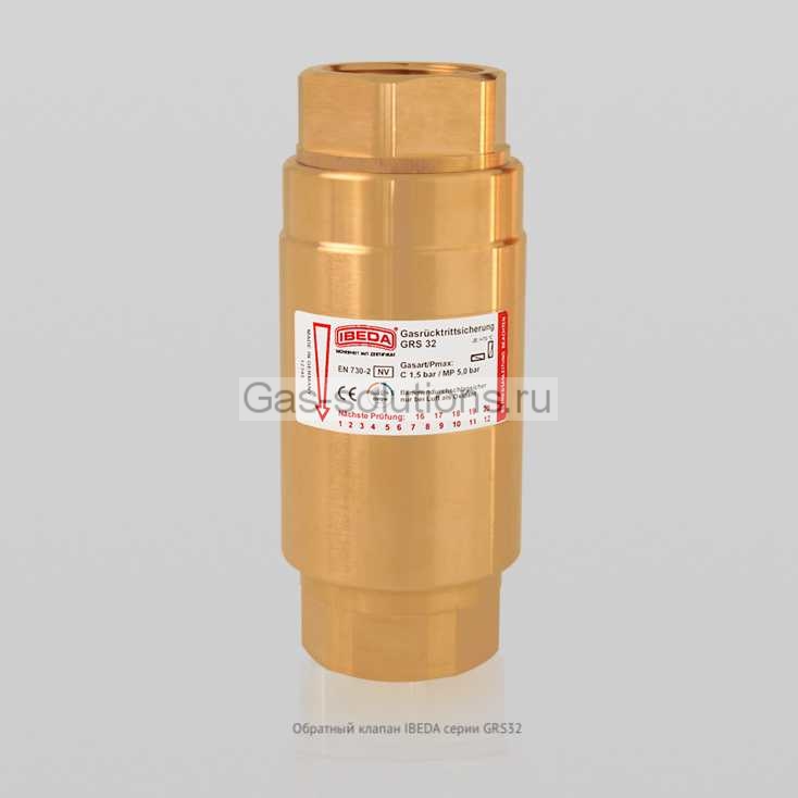 Обратный клапан IBEDA серии GRS32