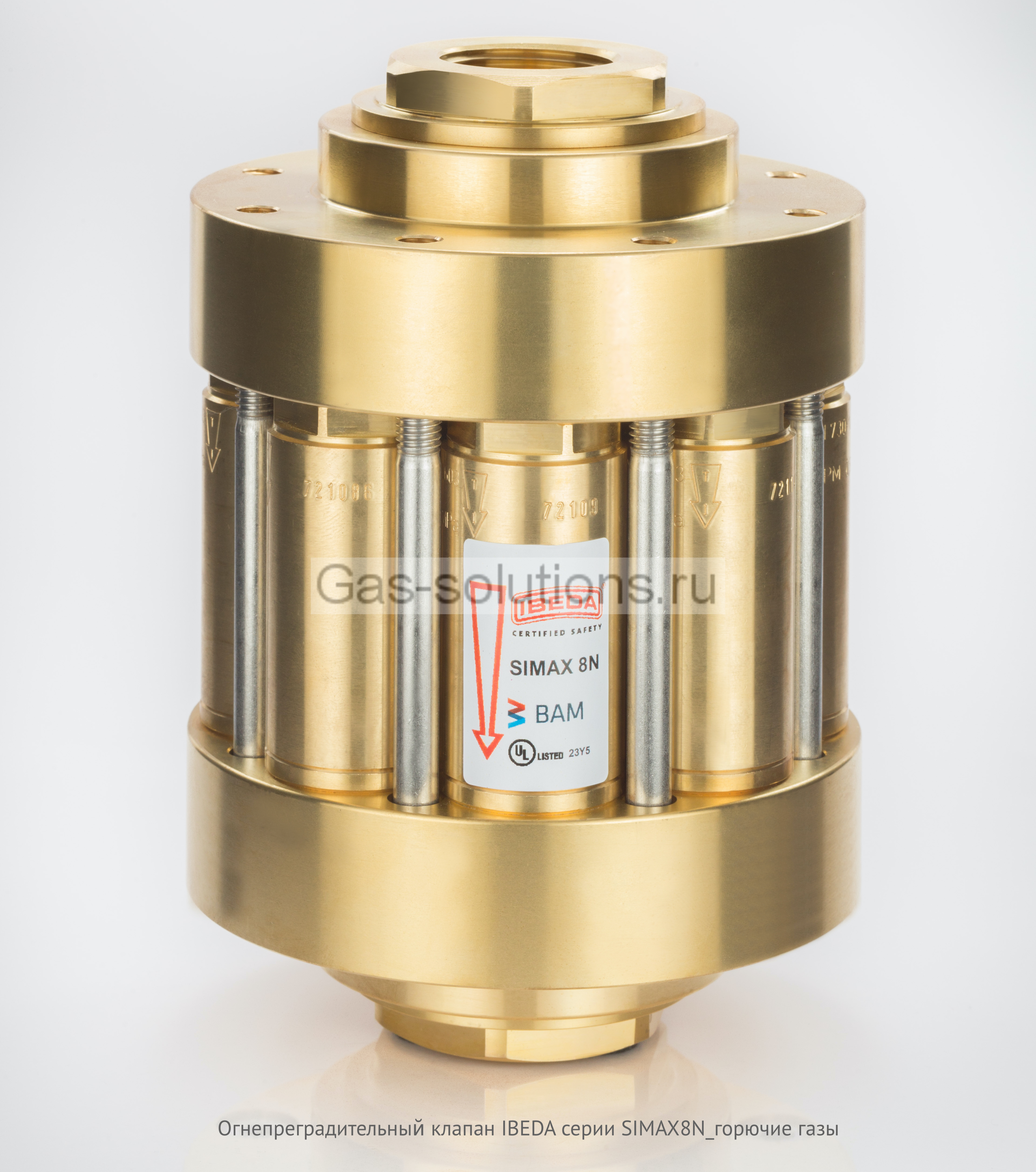 Огнепреградительный клапан IBEDA серии SIMAX8N_горючие газы