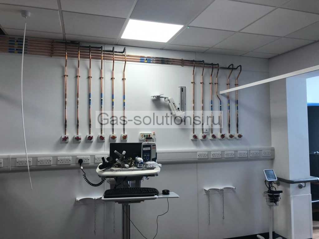 Медицинские газовые розетки для подключения приборов