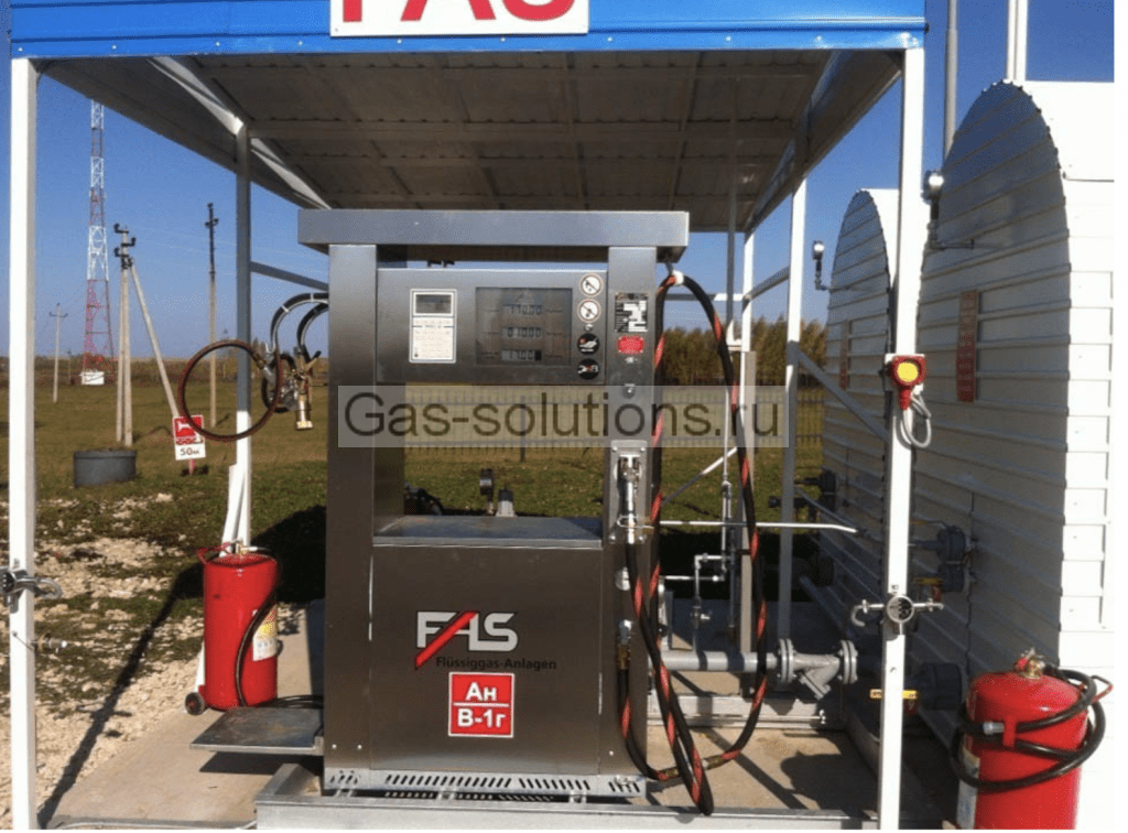 Пример комплексного решения: подача газообразного пропана и наполнение баллонов от ФасХимМаш
