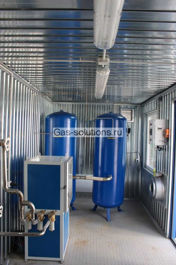 Пример оснащения узла для приготовления сварочной смеси
