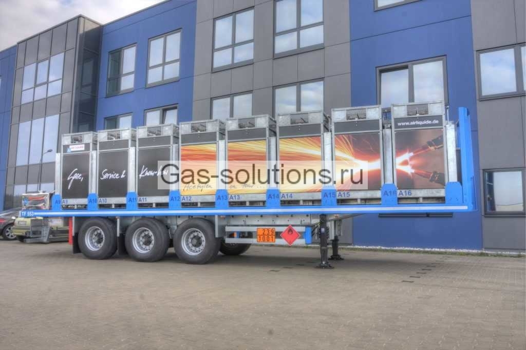 Полуприцеп с ацетиленом без необходимости разгрузки