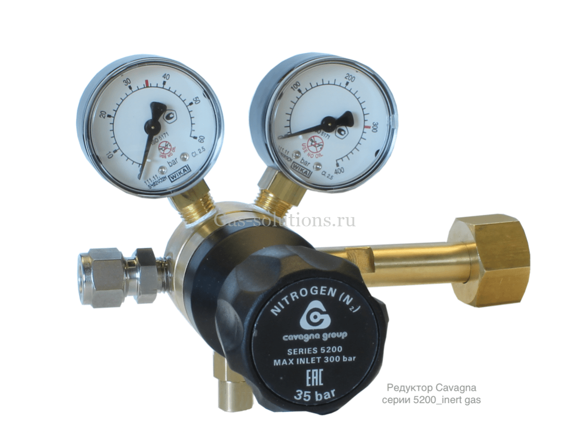 Редуктор Cavagna серии 5200_inert gas Редуктор Cavagna серии 5200_inert gas