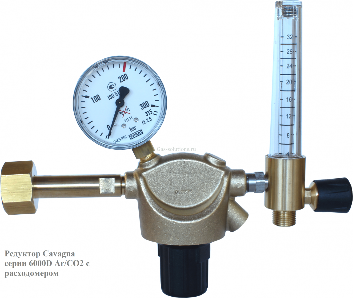 Редуктор Cavagna серии 6000D Ar_CO2 с расходомером