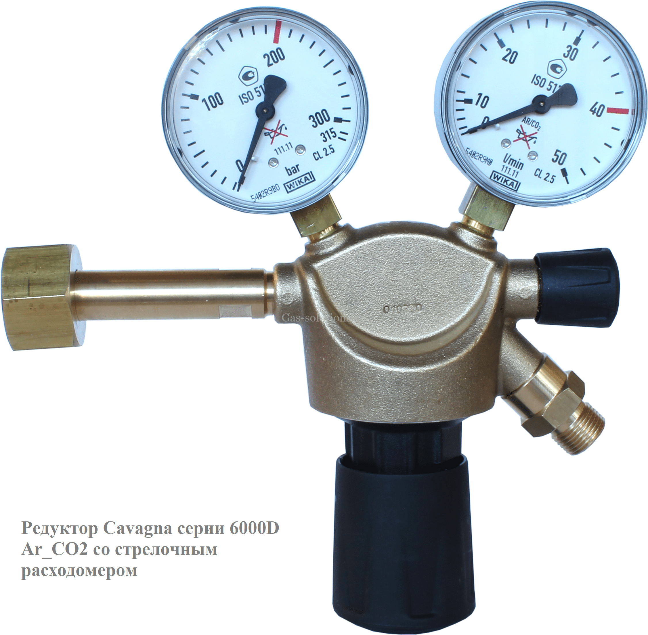 Редуктор Cavagna серии 6000D Ar_CO2 со стрелочным расходомером_2 Редуктор Cavagna серии 6000D Ar_CO2 со стрелочным расходомером_2