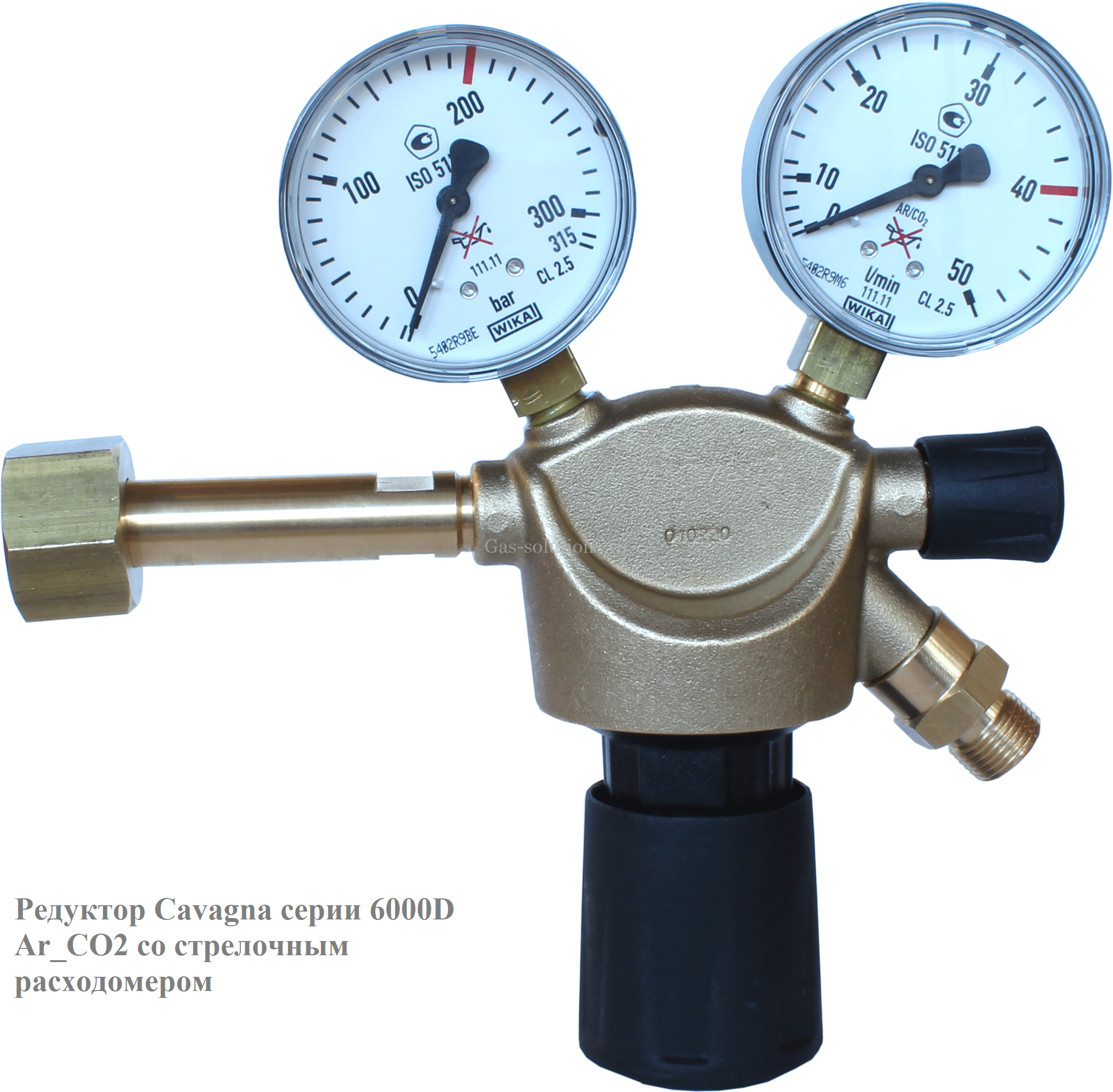 Редуктор Cavagna серии 6000D Ar_CO2 со стрелочным расходомером_3 Редуктор Cavagna серии 6000D Ar_CO2 со стрелочным расходомером_3