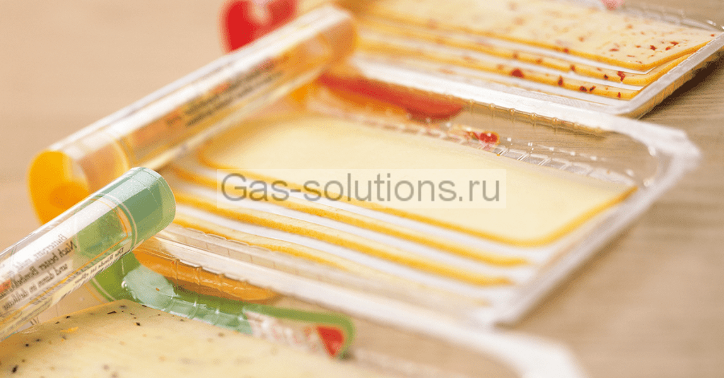 Сыр в упаковке с МГС