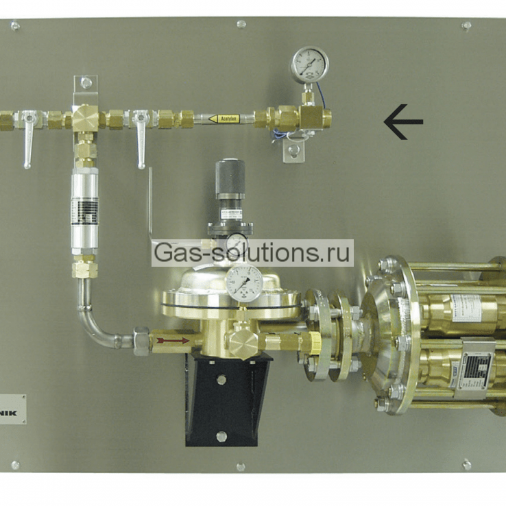 Газовая рампа WITT серия 150N для ацетилена