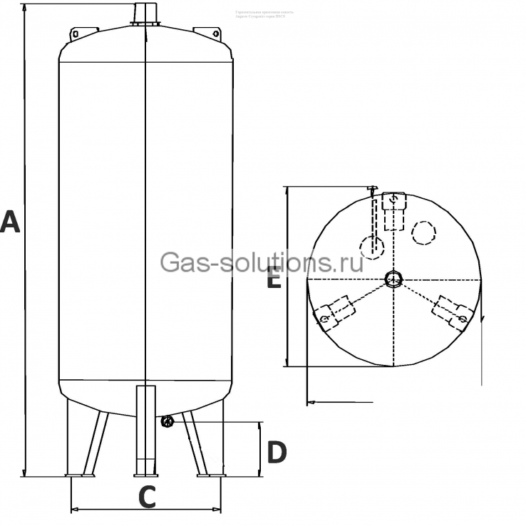 Горизонтальная криогенная емкость Auguste Cryogenics серии HSCS