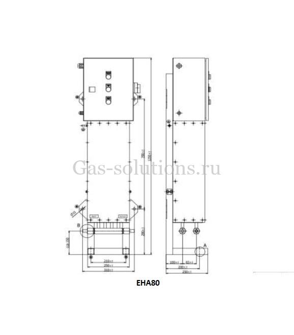 Подогреватели_испарители газа APT серии EHA80