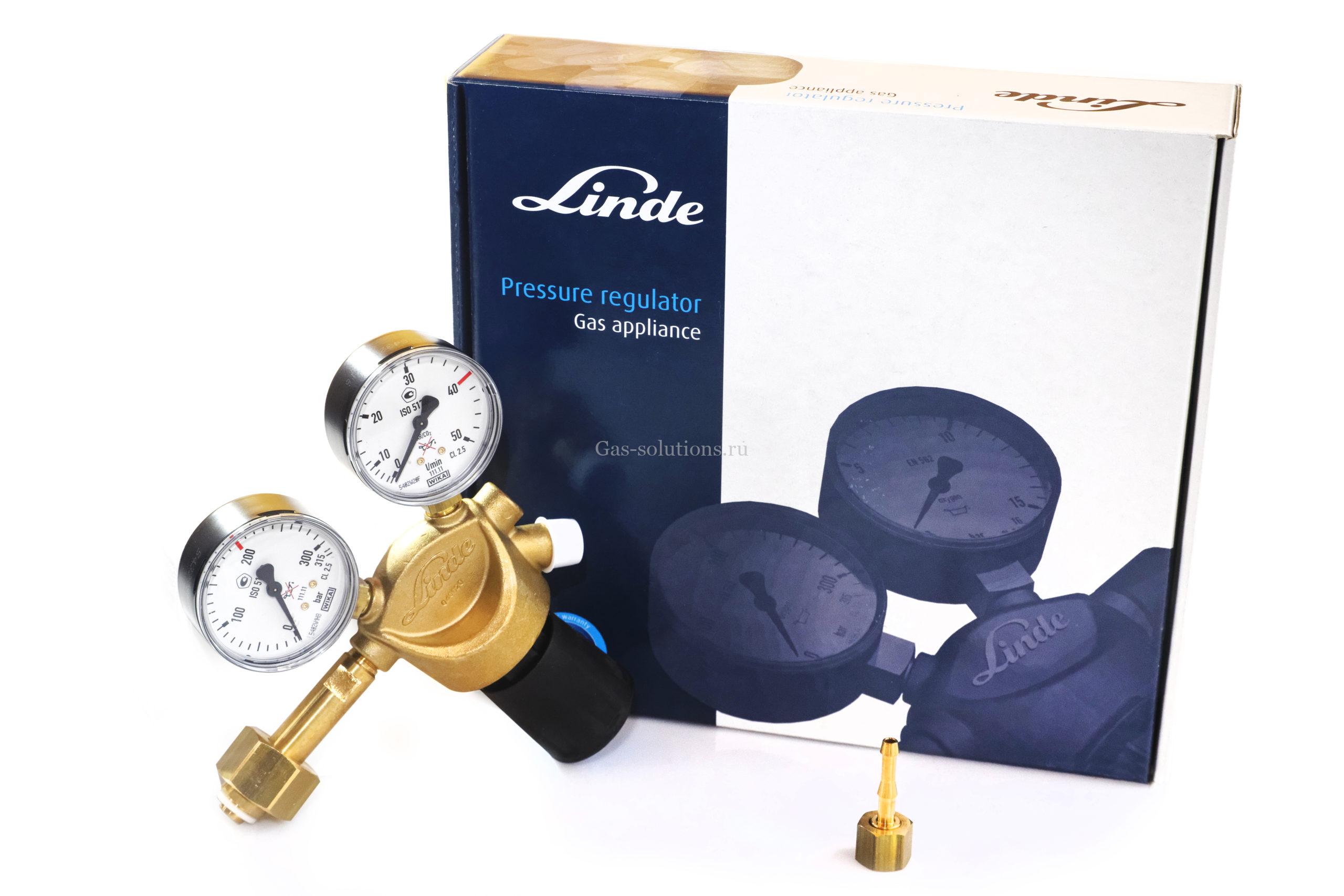 Редуктор Linde серии 6000D для Ar-CO2 MIX_61-H-390-5006_3110508278 Редуктор Linde серии 6000D для Ar-CO2