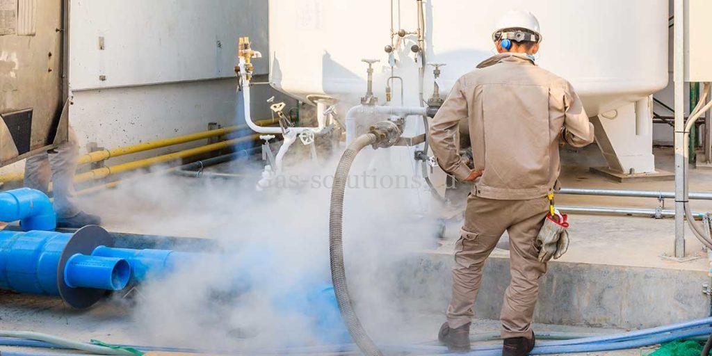 Продувка азотом_иллюстрация