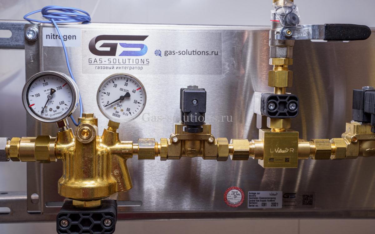 Газовая рампа Vulkan Modula AM 55:300KM_электромагнитные клапаны