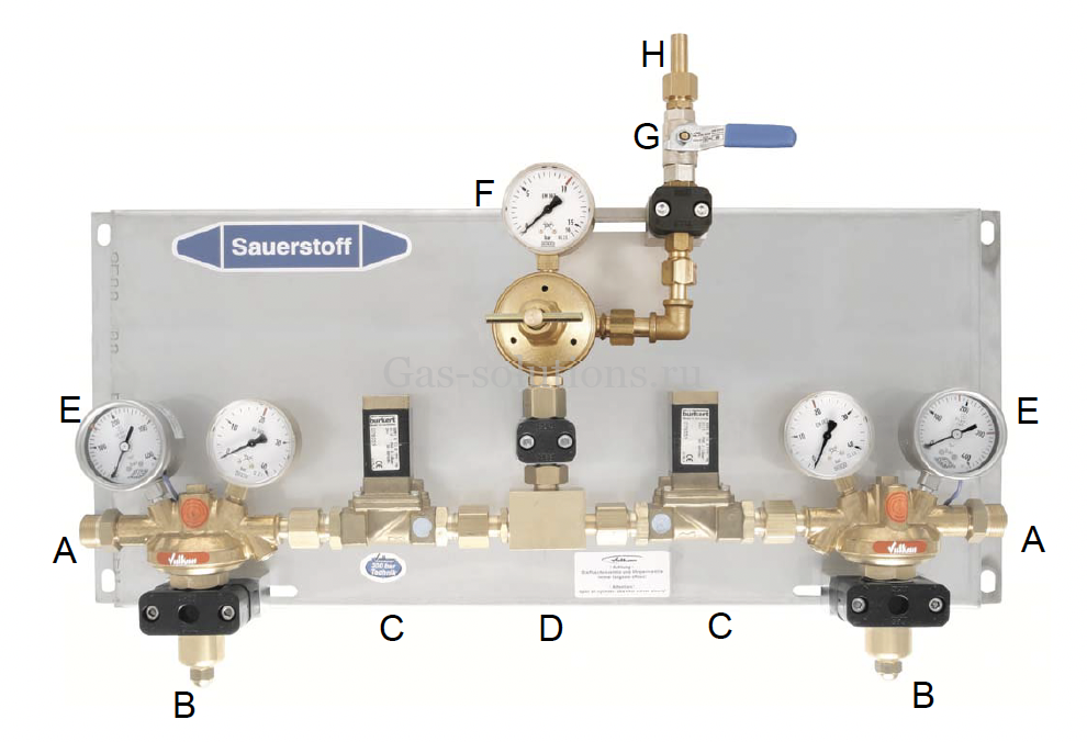 Газовая рампа Vulkan Modula AM 55:300KM_опция