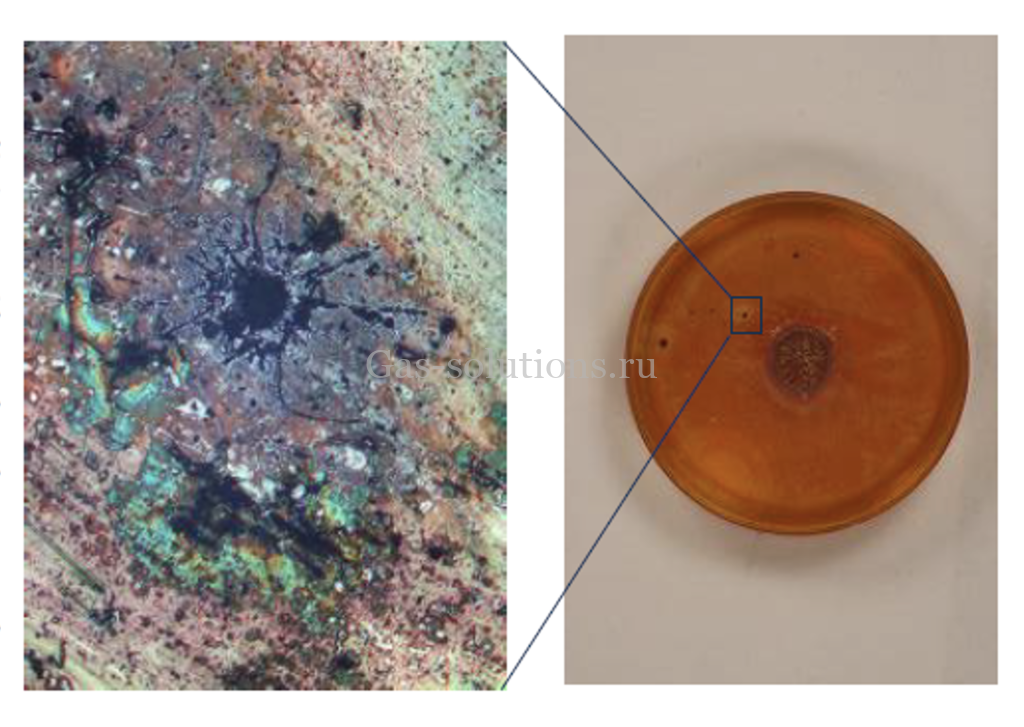 Пример выхода из строя оптики лазерной головки