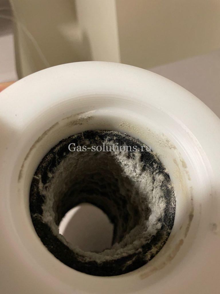 Загрязнители в фильтре перед лазером