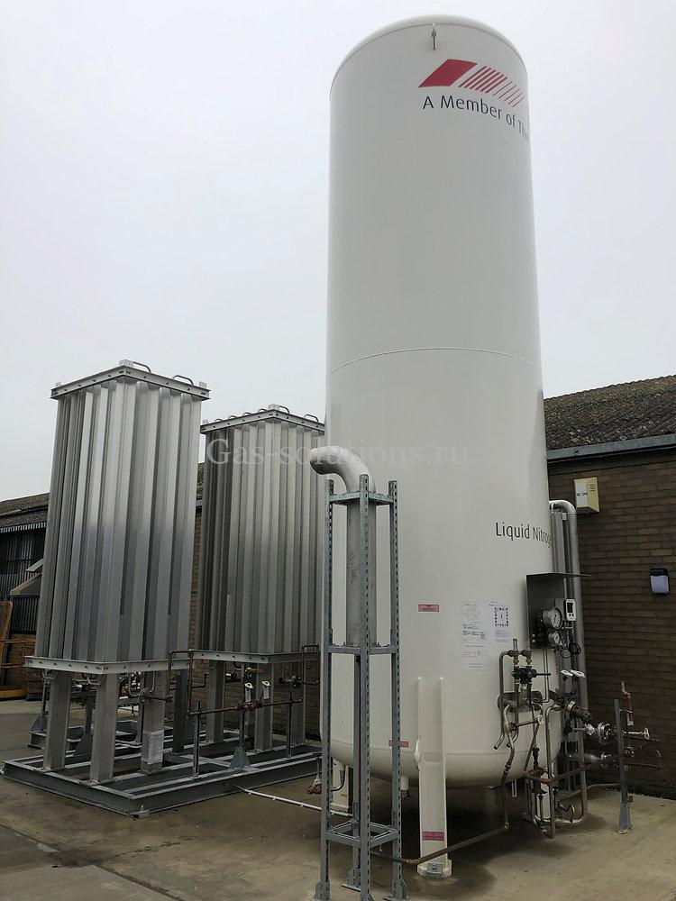 стационарная емкость для азота