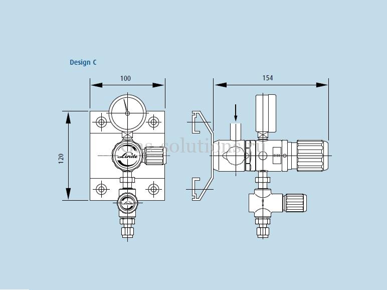 Редуктор Linde серии W 40 C_схема1 Редуктор Linde серии W 40 C_схема1