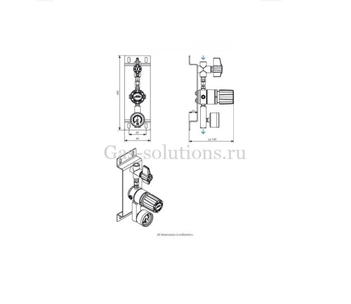Редуктор Linde серии W 50 В_схема