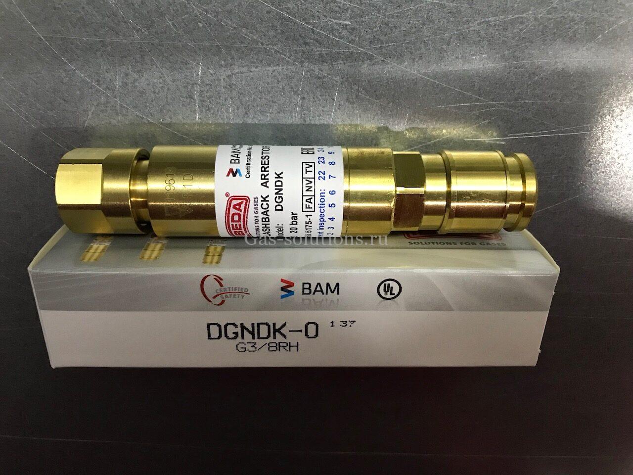 Огнепреградительный клапан IBEDA серии DGNDK