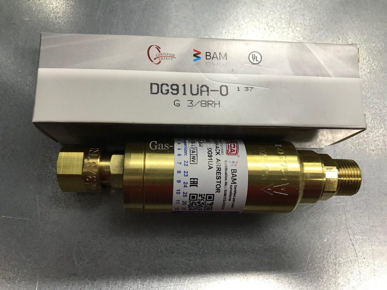 3000-0559_Огнепреградительный клапан IBEDA серии DG91UA для кислорода