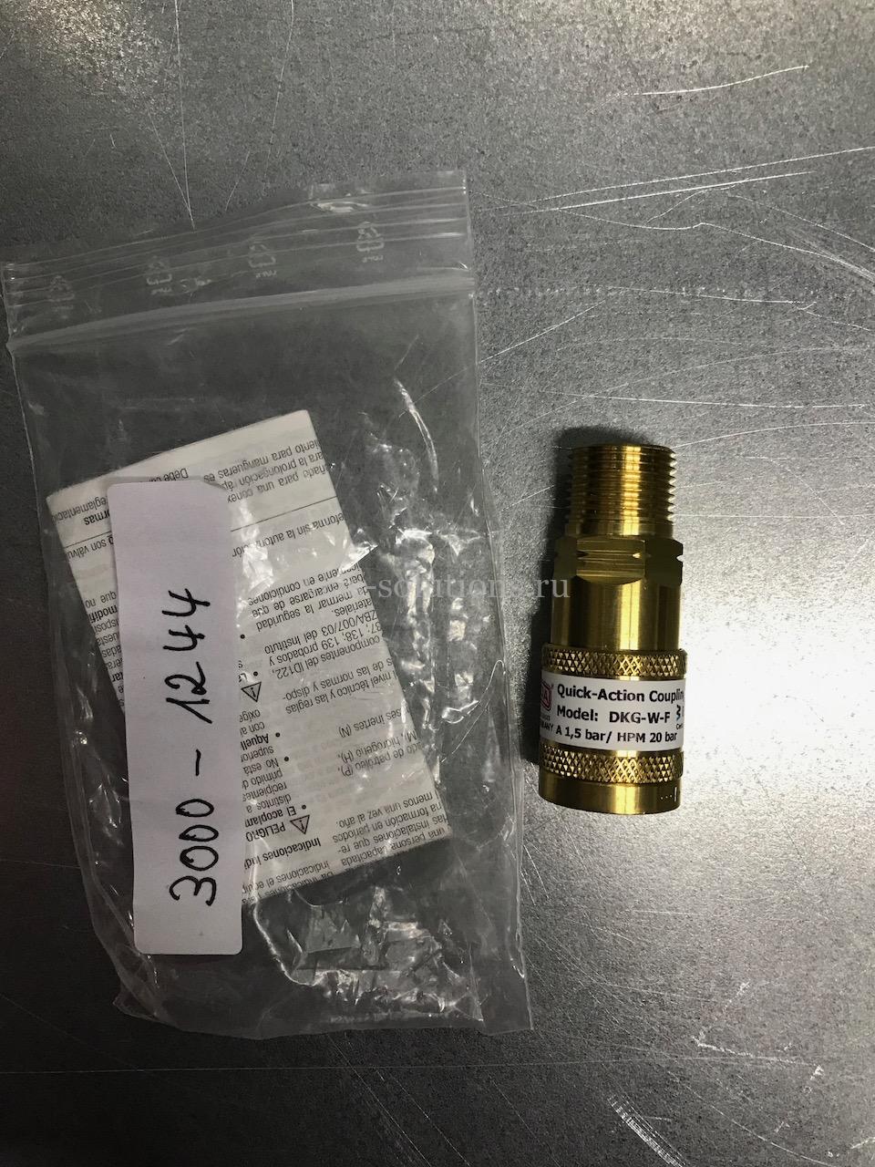 3000-1244_Быстроразъемное соединение IBEDA серии DKG-W для горючих газов Быстроразъемное соединение IBEDA серии DKG-W для горючих газов