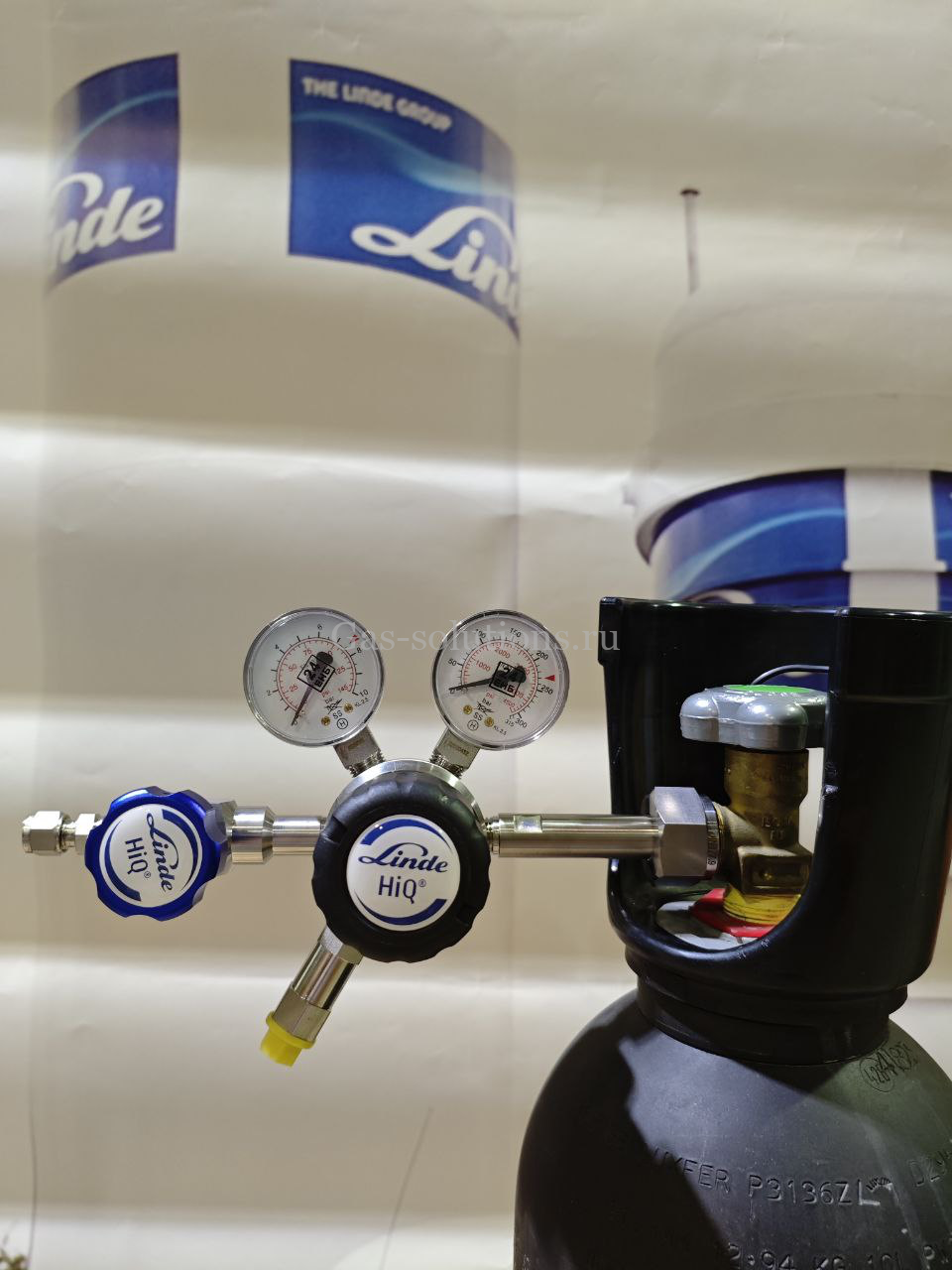 Редуктор Linde HiQ REDLINE серия С 200_1 А для кислорода и инертных газов