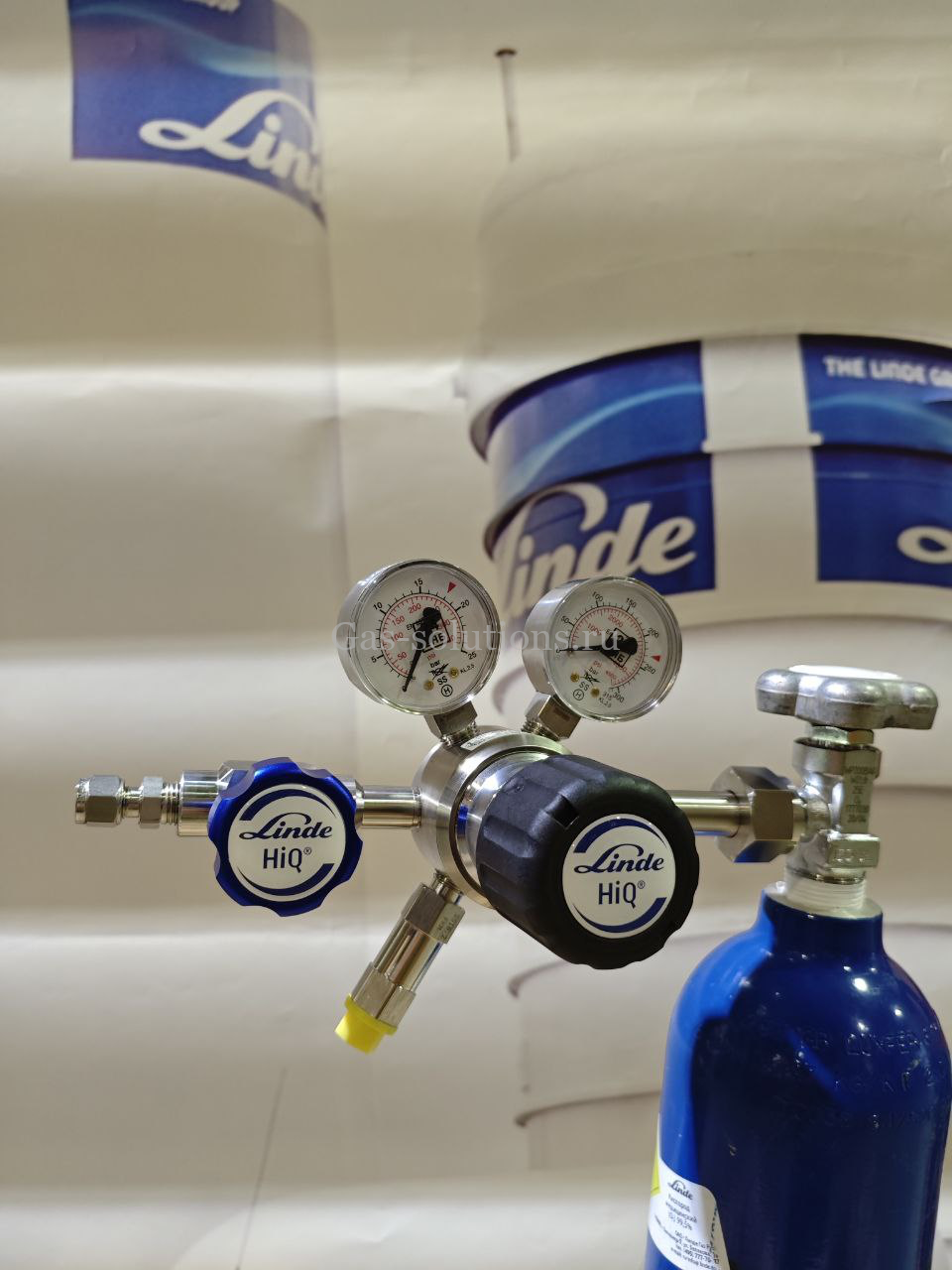 Редуктор Linde HiQ REDLINE серия С 200_1 А для кислорода и инертных газов