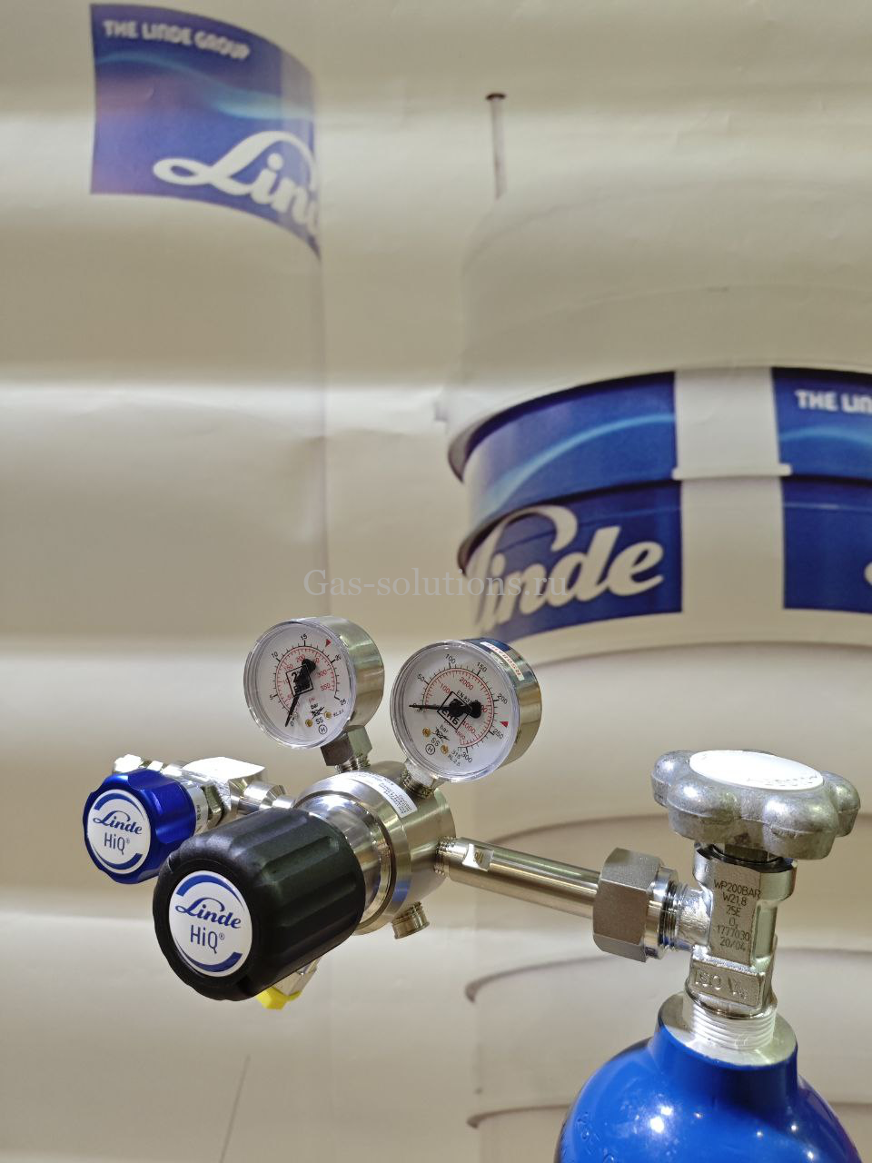 Редуктор Linde HiQ REDLINE серия С 200_1 А для кислорода и инертных газов