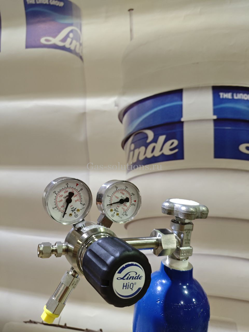 Редуктор Linde HiQ REDLINE серия С 200_1 для кислорода и инертных газов