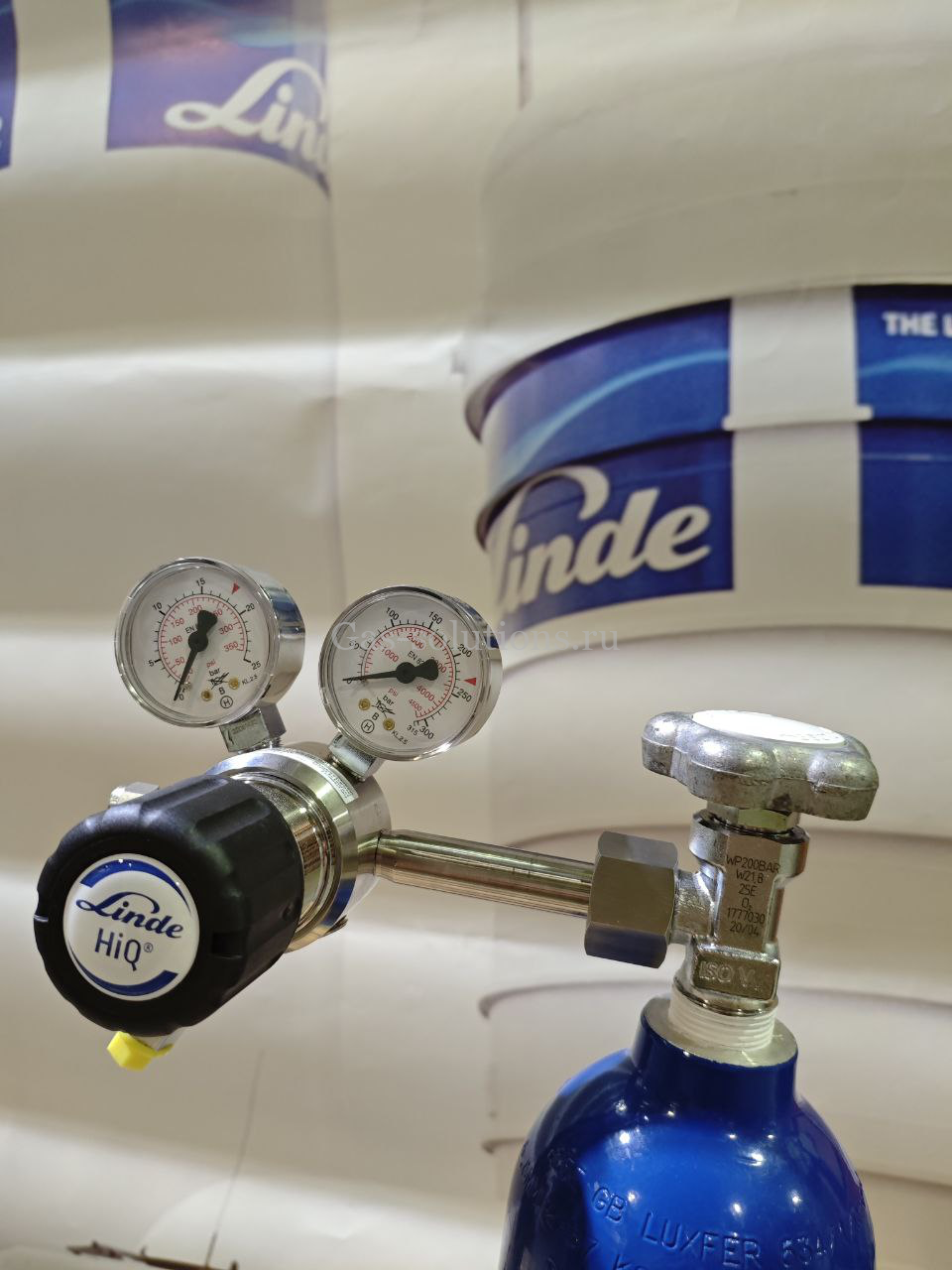 Редуктор Linde HiQ REDLINE серия С 200_1 для кислорода и инертных газов