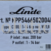 Редуктор Linde HiQ REDLINE серия С 200_1 для кислорода и инертных газов